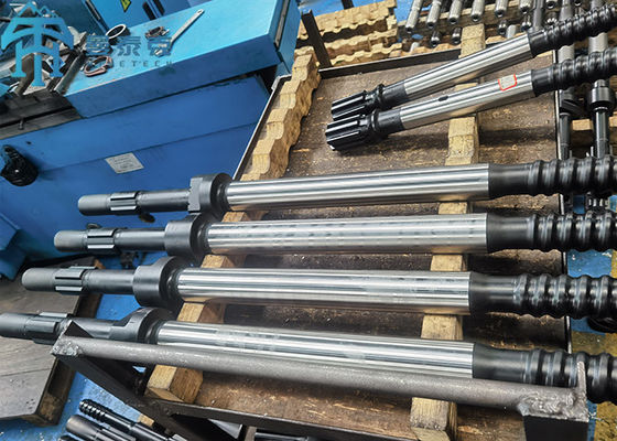 Длина шлицов 760 мм, диаметр адаптера 108 мм, вес 9 кг, хвостовик для буровых станков с верхним расположением ударника