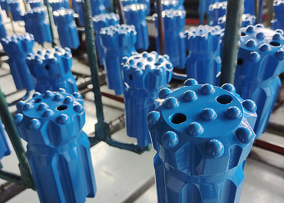 Топ-Хаммер 76мм T45 Сдвигатель кнопки Бит Цементированный карбидный горный инструмент